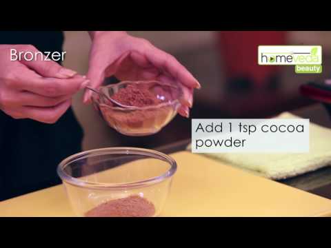 Make Natural Bronzer At Home Under 30 Seconds! Easy Remedy - Homeveda