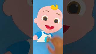 Easy Arts and Craft Learning with JJ ✂️ #cocomelon #art #DIY #shorts CoComelon Nursery Rhymes