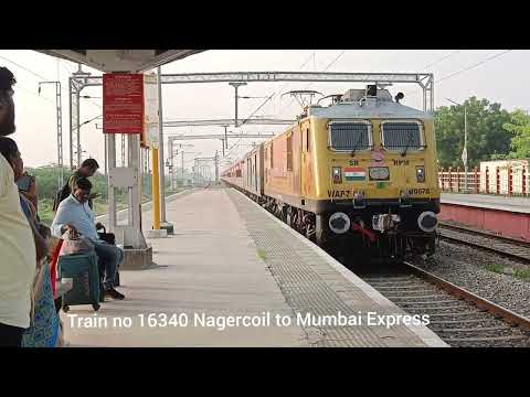 🚂 NANGUNERI TO MADURAI TRAIN JOURNEY| 16340 MUMBAI EXPRESS