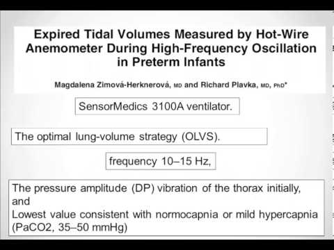 Ventilación de alta frecuencia oscilatoria en el paciente neonatal -- Cuando y cómo