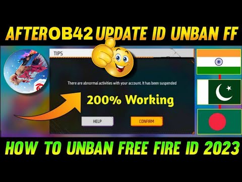 How To Recover Free Fire Suspended Account | ff suspended id Recover 100% | Free Fire ID Unban Trick