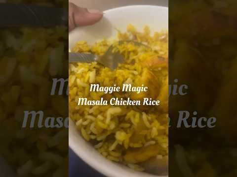 Maggie Magic Masala Chicken Rice #viralreels #maggie #lunchbox #easyrecipe #forkids