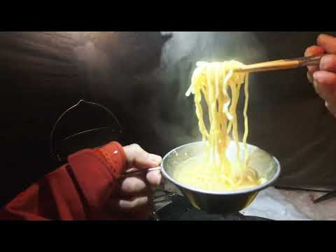 【ウナ】雪中キャンプ2024/12【hilleberg】【UNNA】【JAPAN】SNOWY NIGHT、キャンプで煮込みラーメン