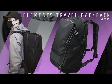 ALPAKA ELEMENTS TRAVEL BACKPACK / The Most Functional and Beautiful Travel Backpack Ever - BPG_206