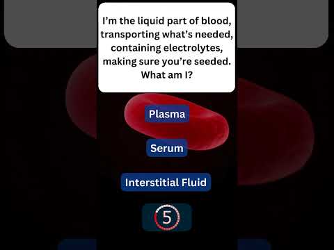 Fun Fact About Blood You Never Knew! 🩸 #HumanBodyFacts 4