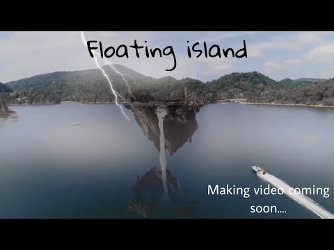 floating island created using visual effect - making video will come later. #aftereffects