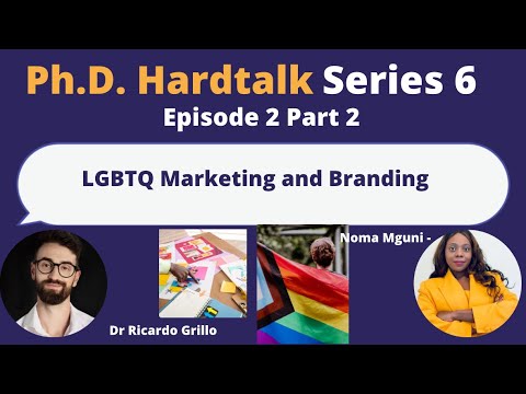 LGBTQ Marketing and Branding Interviewer Noma Mguni Guest Dr Ricardo Grilo