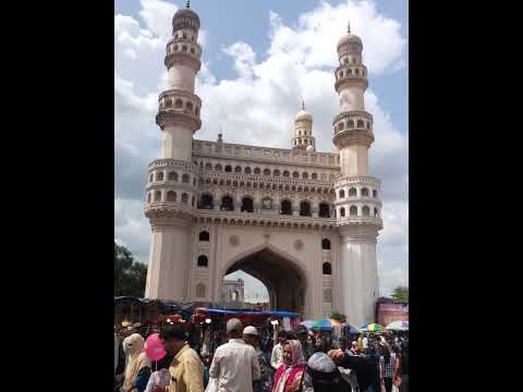 Charminar and the feel of" In The Bazaars of Hyderabad". #charminar#hyderabadtourism #hyderabadcity