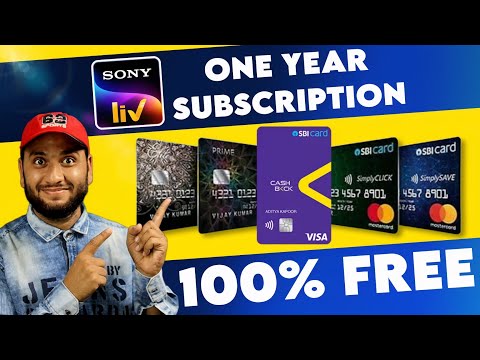 SBI credit card offer | Get Free Sony LIV Subscription on SBI Credit Card | SBI SonyLIV Offer