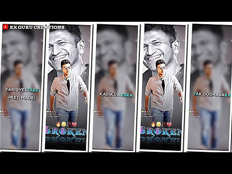 new trending WhatsApp love feeling video editing alight motion reel's trending video editing kannada