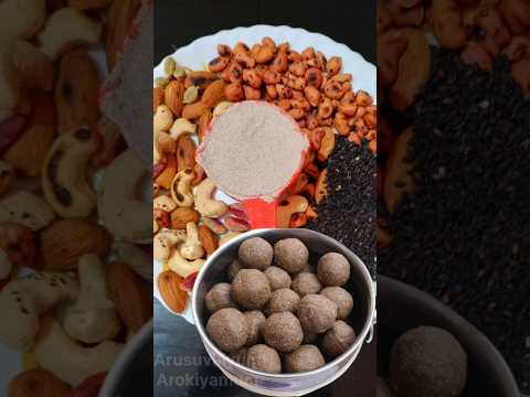 🧠Brain Bomb | Kids Healthy Snacks Nuts Laddu #shorts