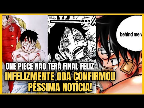 ODA DIZ QUE ONE PIECE TERMINARÁ COM FINAL TRISTE!