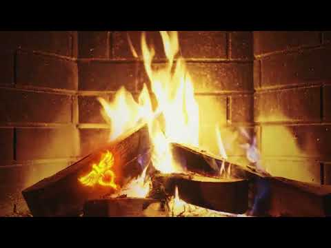 Bon Jovi - Christmas All Over Again (Yule Log Visualizer)