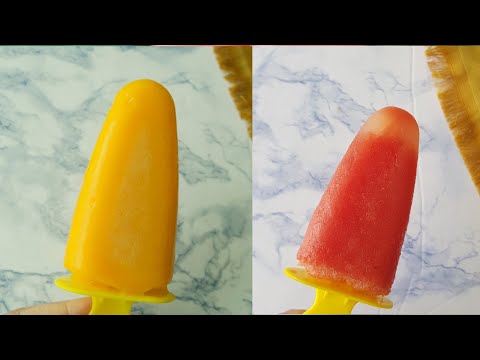 Summer Popsicles - Mango popsicles/ Watermelon Popsicles || Asheescookbook