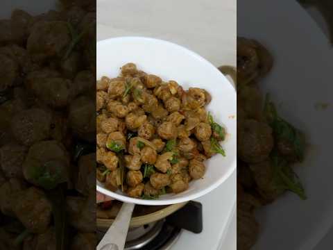 Protein rich soya chunks masala! #annamsrecipes #protein #gym #spicy #food