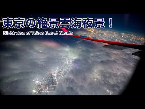 A sea of ​​clouds night view in Tokyo?! A rare and spectacular night view never seen before!