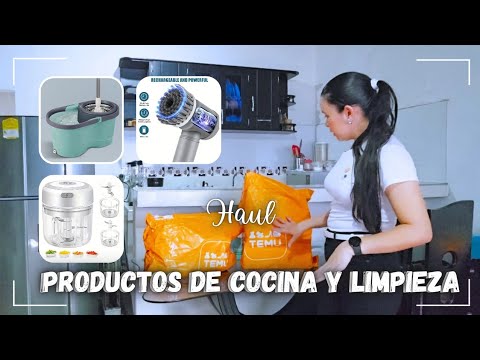 TEMU: LIMPIEZA con TEMU productos para la COCINA 😍 HAUL DE TEMU 🥰 #temu #shoptemu #haultemu