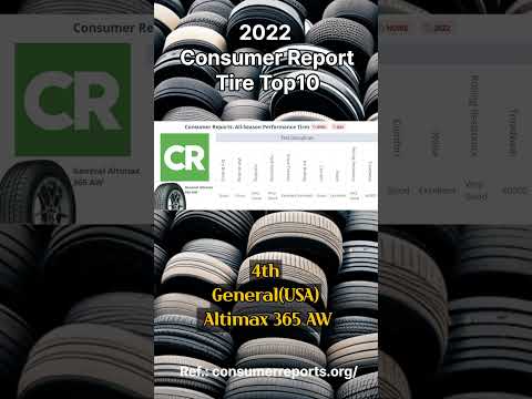 2022 Consumer Report All Season Tire Top10 #tires #shorts