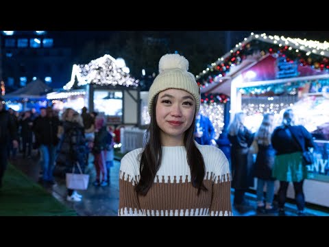 Frankfurt Christmas Market, Night vs. Day, Birmingham, UK