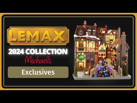 These are the NEW Lemax 2024 Michaels Exclusives! (Christmas & Spooky Town)