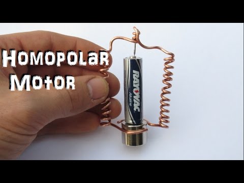 How To Make a Homopolar Motor (Simple DIY)