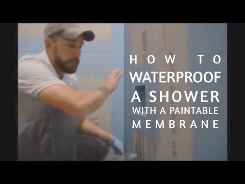 How to Waterproof a Shower with a Shower Membrane