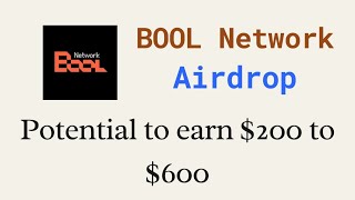 Bool Network: Earning opportunity $200 - $600 (Check description for Airdrop link) #airdrop