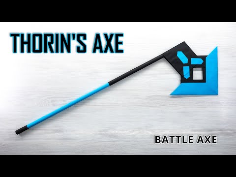 How to Make a Paper Battle Axe from The Hobbit