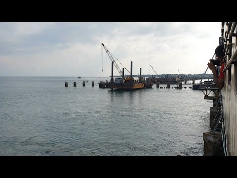 Pamban Bridge crossing 06851/Boat Mail (Rameswaram) Special Express, Indian Railways Video 4k HD