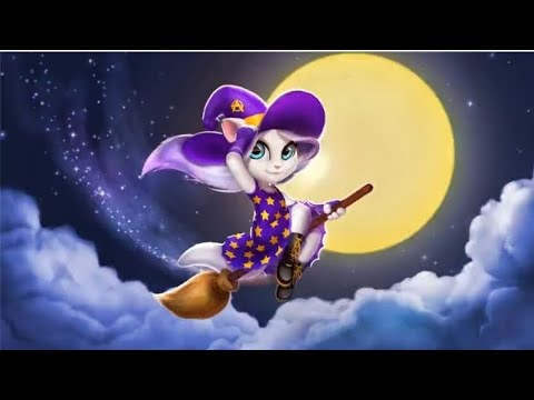 A NEW my talking angela Halloween trailer