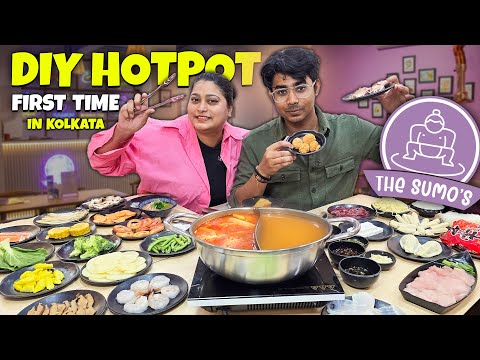 Trying DIY HOTPOT at THE SUMO's Kolkata😋 | ‪@SinfulFoodie Restaurant Review