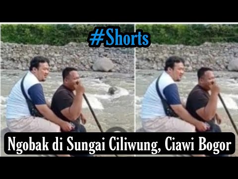 Ngobak di Sungai Ciliwung,Ciawi Bogor #Shorts