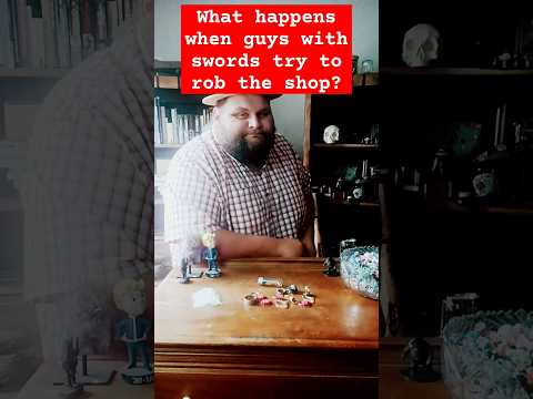 Sword-Wielding Robber: Epic Showdown at the Vendor's Shop! #comedy #shorts