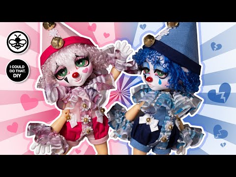 ❤️🤡 HAHA & WAHWAH 🤡💙 TWIN CLOWN DOLLS! ❤️💙