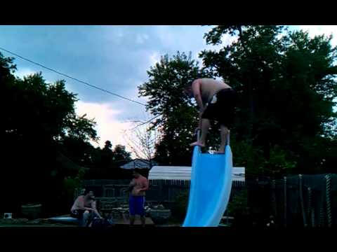 Pool flip slide