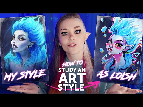 Study Loish and draw with me ♡ How to find your art style?