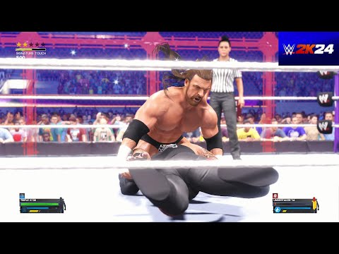 WWE Wrestlemania 28 | Triple H vs The Undertaker | Hell in a Cell | WWE2K24 Games