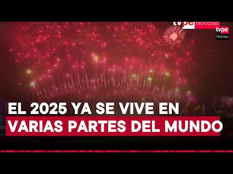 Año Nuevo: ¿qué países ya recibieron el 2025?