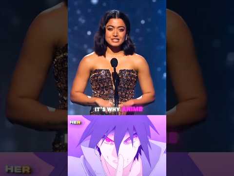 Indian Actress Rashmika Mandanna presented Crunchyroll Anime Awards 2024 in Tokyo Japan