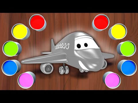 🛩️🎨 Learn Colors with Friendly Plane - Panda Bo Finger Family & Nursery Rhymes for Kids