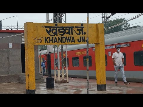 KNW, Khandwa Junction railway station Madhya Pradesh, Indian Railways Video in 4k ultra HD