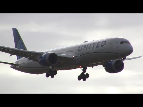 United Airlines (NEW LIVERY!) ► Boeing 787-10 ► Landing ✈ Auckland Airport