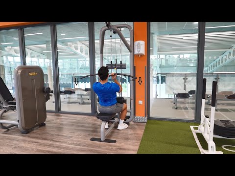 Lat Pull Down Chin | Machine | Strength and Conditioning Exercises