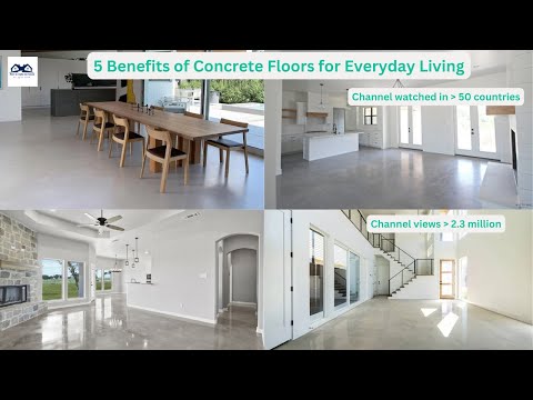 5 Benefits of Concrete Floors for Everyday Living | Why Concrete Floors Are Ideal for Your Home