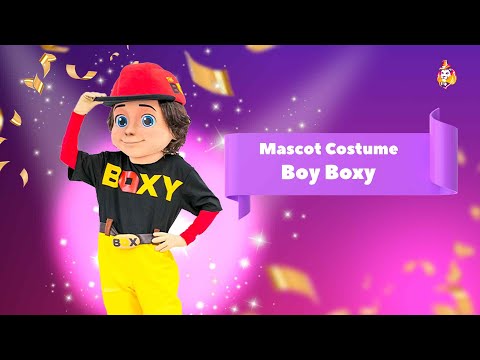 Boy Boxy Mascot Costume