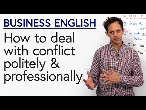 Business English: Polite Expressions for Resolving Conflict