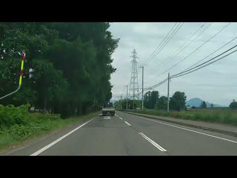 北海道　道の駅　しかおい　から、道の駅　うりまくまでドライブします。