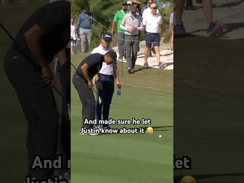 Just some fun between Tiger and JT 😂