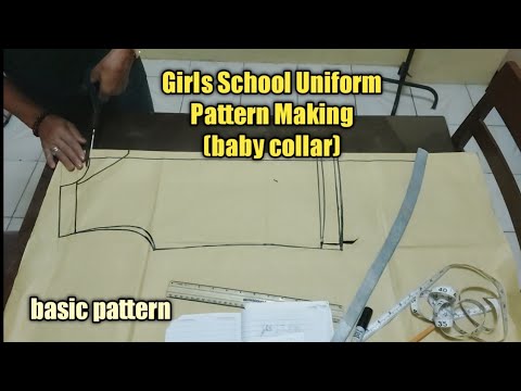 PART ll : Girls School Uniform Baby Collar