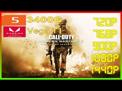 Call of Duty Modern Warfare 2 | Ryzen 5 3400G Vega 11 2x8 (2666MHz) 16GB RAM